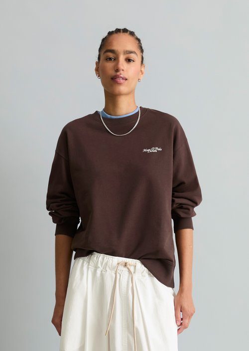 Oversize sweatshirt — Burnt Aubergine