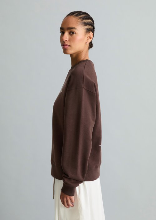 Oversize sweatshirt — Burnt Aubergine