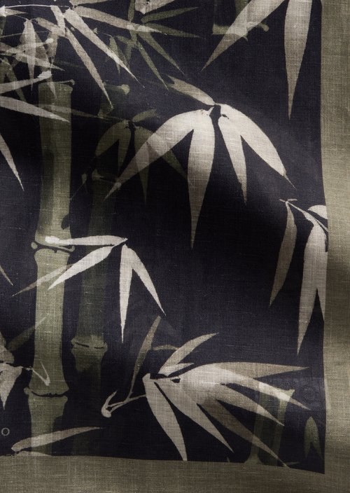 Bedrucktes Tuch — Black