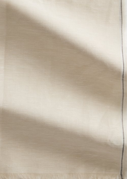 Schal — Grey Silk (alternate view)