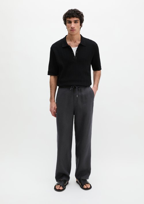 Pants Model Mossbo Jogger loose — Black