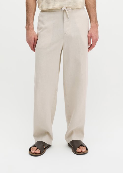 Pants Model Mossbo Jogger loose — Grey Silk