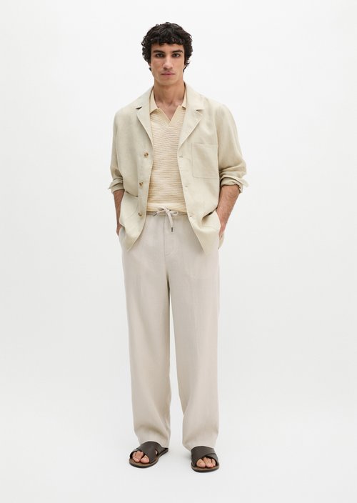 Pants Model Mossbo Jogger loose — Grey Silk