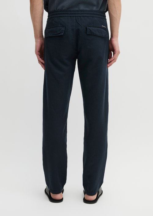 Chino model Osby Jogger tapered — Dark Navy