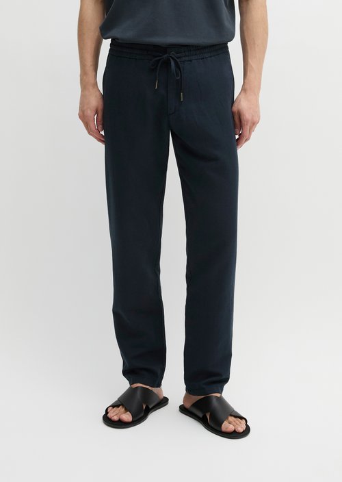 Chino model Osby Jogger tapered — Dark Navy