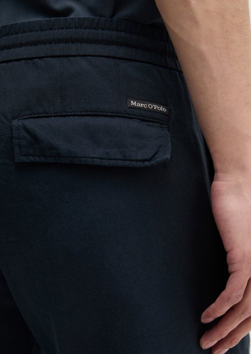 Chino model Osby Jogger tapered — Dark Navy