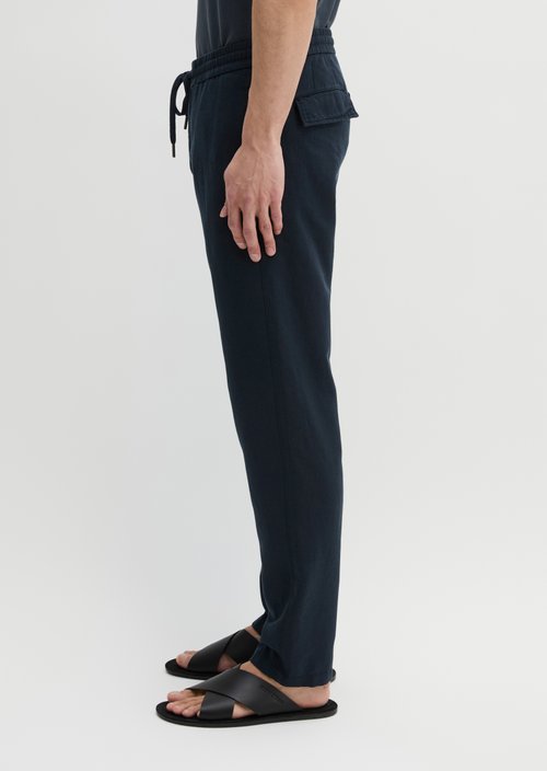 Chino model Osby Jogger tapered — Dark Navy
