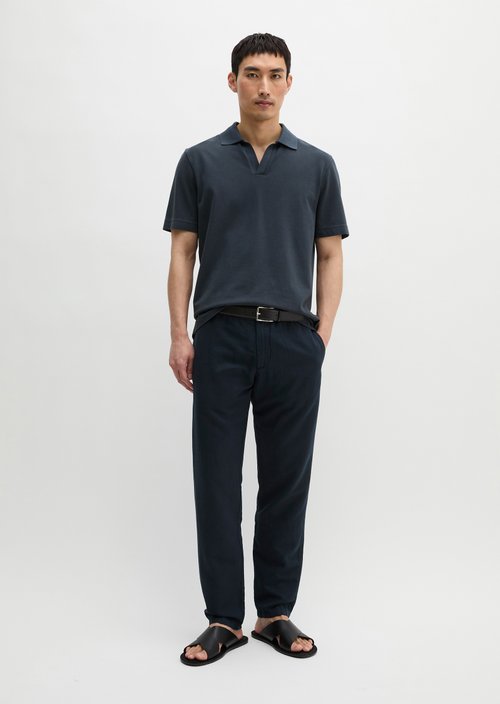 Chino model Osby Jogger tapered — Dark Navy