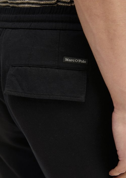 Chino model Osby Jogger tapered — Black