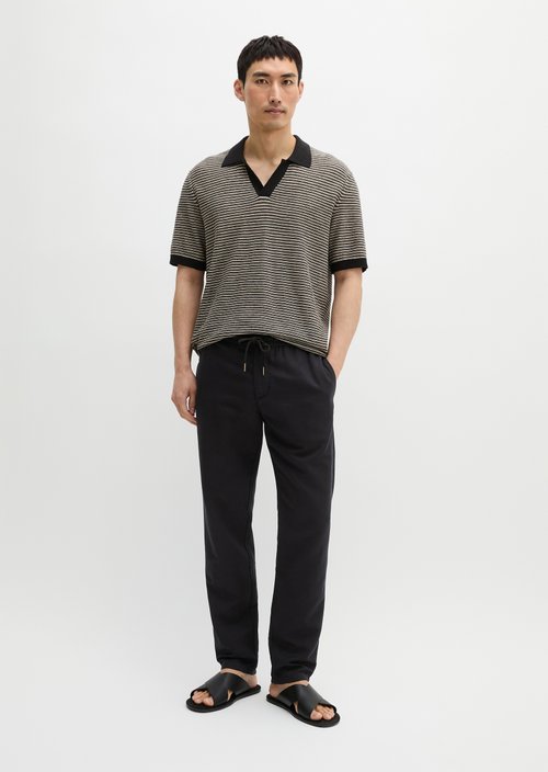 Chino model Osby Jogger tapered — Black