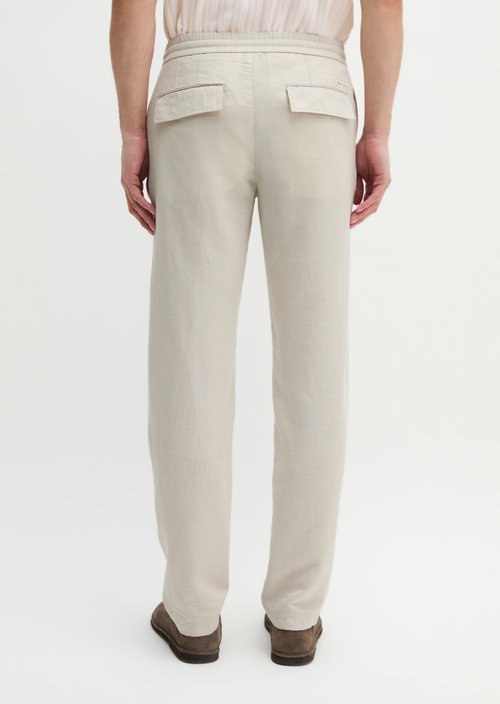 Chino model Osby Jogger tapered — Grey Silk