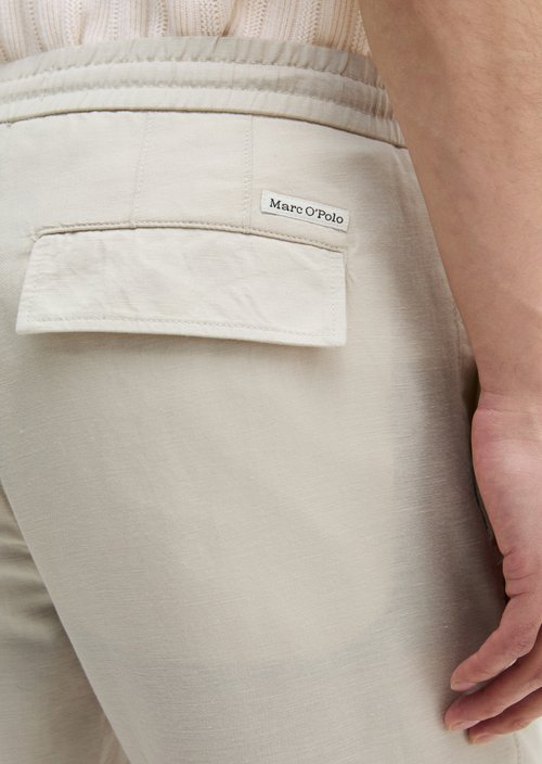 Chino model Osby Jogger tapered — Grey Silk