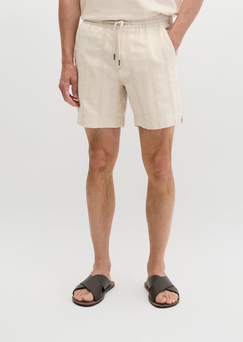 Shorts model Arik Jogger — Grey Silk