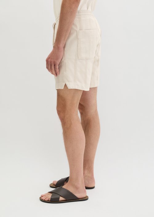 Shorts model Arik Jogger — Grey Silk