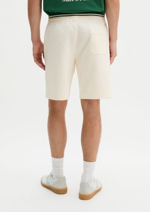 MOP Club '67 Sweat Shorts — White Cotton
