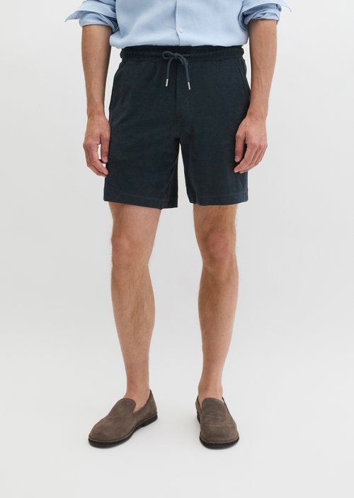 Regular terry shorts — Dark Navy