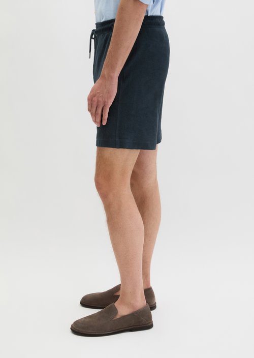 Regular terry shorts — Dark Navy
