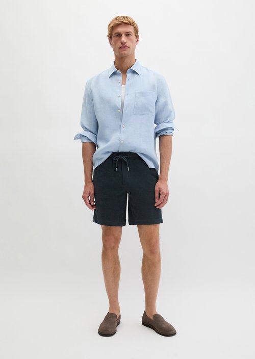 Regular terry shorts — Dark Navy