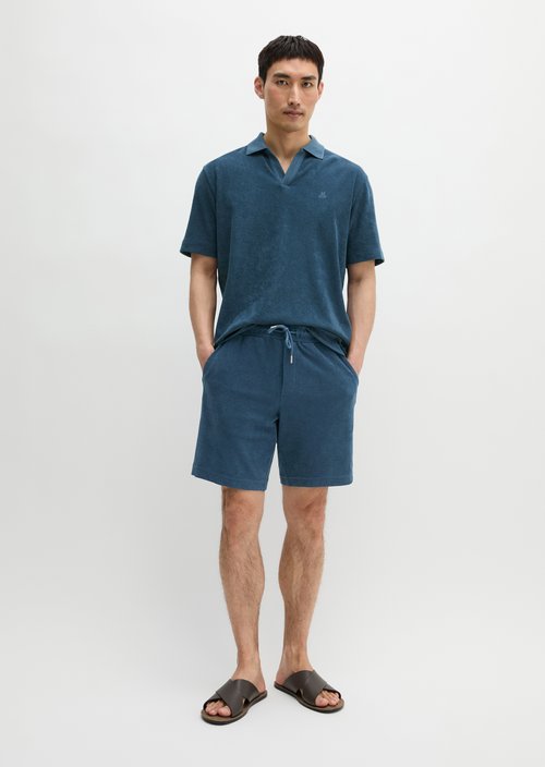 Regular terry shorts — Stormy Blue