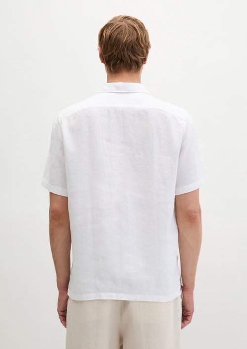 Regular short-sleeved shirt — White
