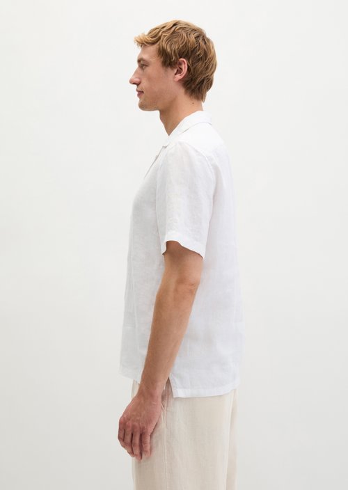 Regular short-sleeved shirt — White