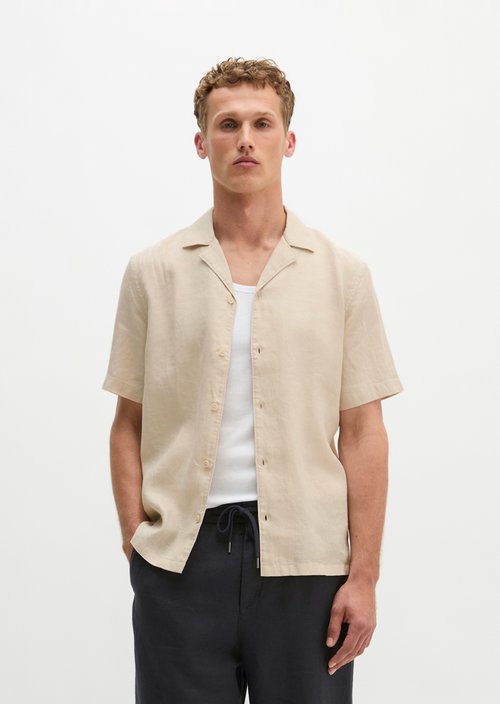 Regular short-sleeved shirt — Grey Silk