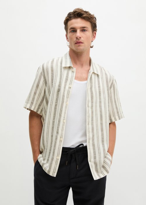 Regular short-sleeved shirt — Medium Grey