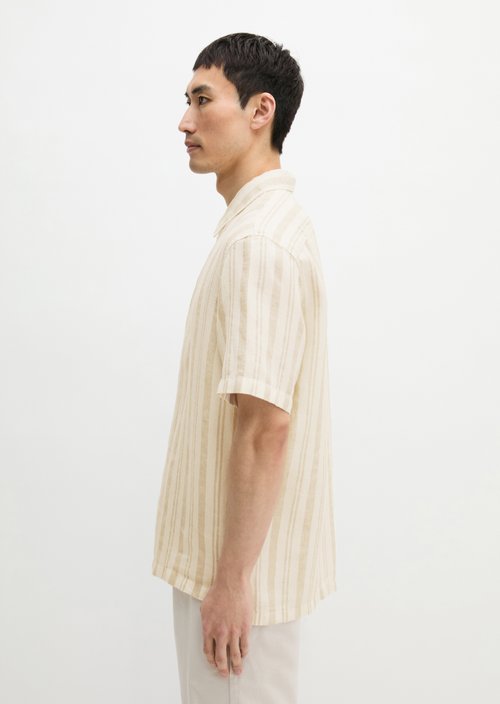 Regular short-sleeved shirt — Medium Brown