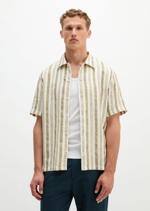 Regular short-sleeved shirt — Medium Green