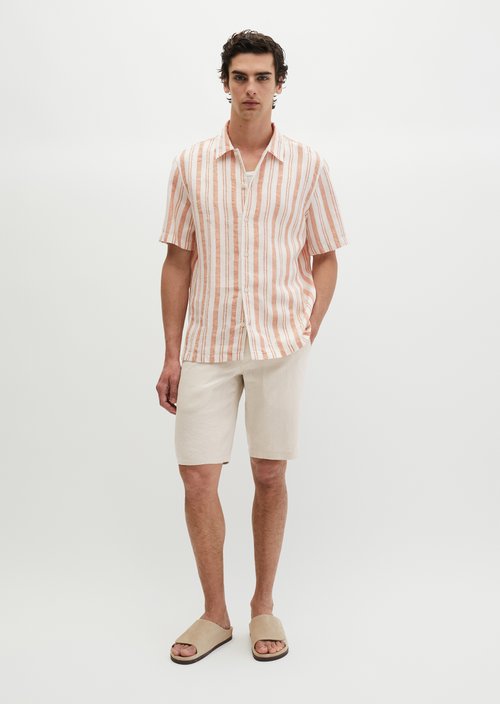 Regular short-sleeved shirt — Medium Orange
