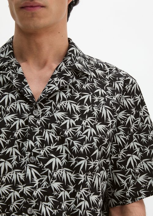Regular short-sleeved shirt — Medium Grey