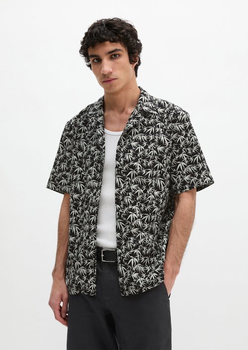 Regular short-sleeved shirt — Medium Grey