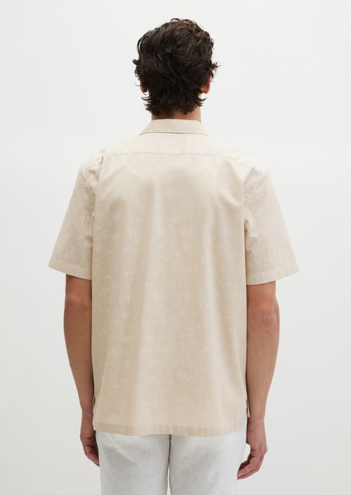 Regular short-sleeved shirt — Medium Brown