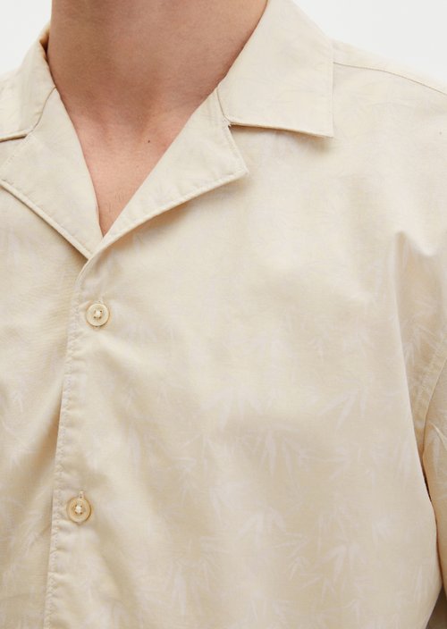 Regular short-sleeved shirt — Medium Brown