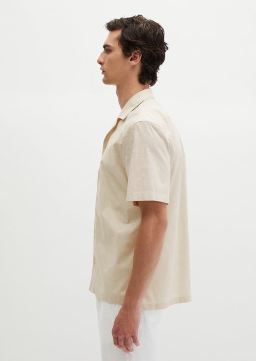 Regular short-sleeved shirt — Medium Brown
