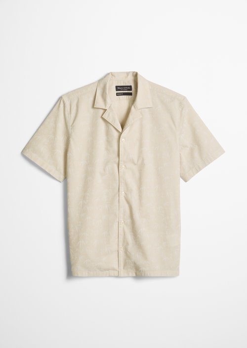 Regular short-sleeved shirt — Medium Brown