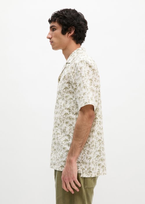 Regular short-sleeved shirt — Medium Beige