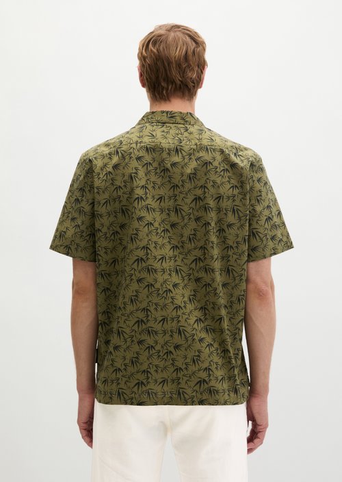 Regular short-sleeved shirt — Medium Green