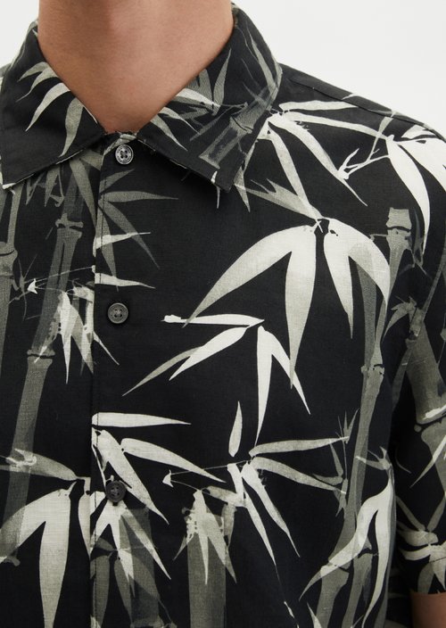 Regular short-sleeved shirt — Medium Grey