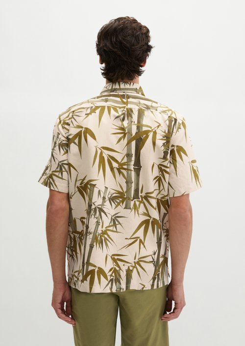 Regular short-sleeved shirt — Medium Brown