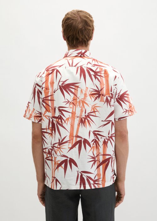 Regular short-sleeved shirt — Medium Red