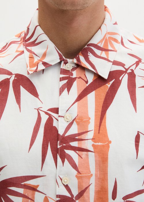 Regular short-sleeved shirt — Medium Red