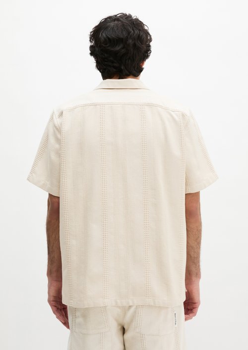 Regular short-sleeved shirt — Grey Silk