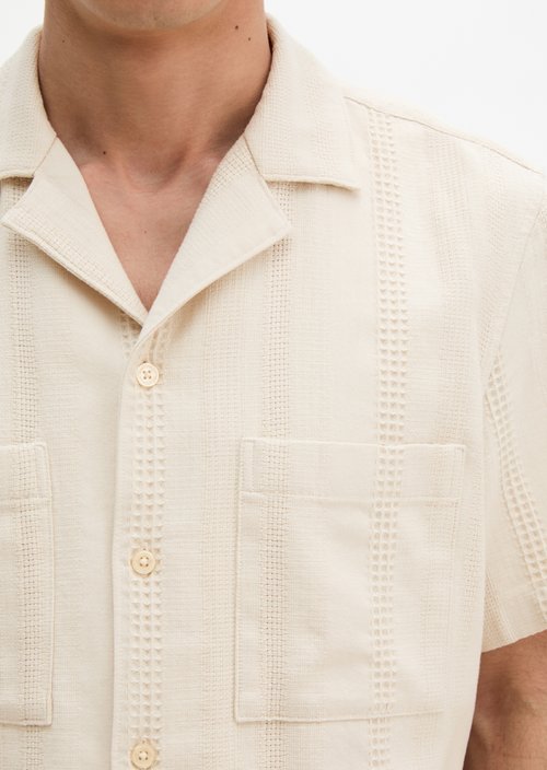 Regular short-sleeved shirt — Grey Silk