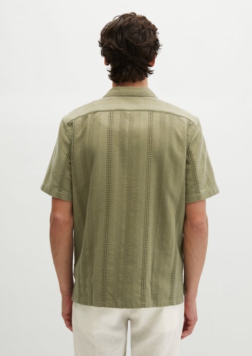 Regular short-sleeved shirt — Fresh Seaweed (alternate view)