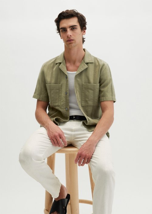 Regular short-sleeved shirt — Fresh Seaweed