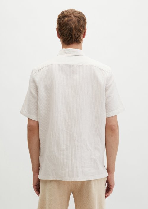 Regular short-sleeved shirt — Medium Brown