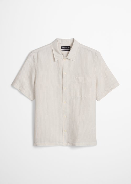 Regular short-sleeved shirt — Medium Brown