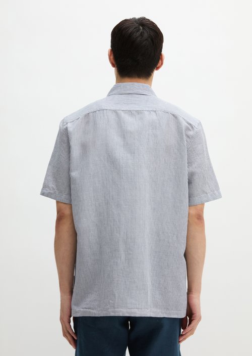 Regular short-sleeved shirt — Medium Blue