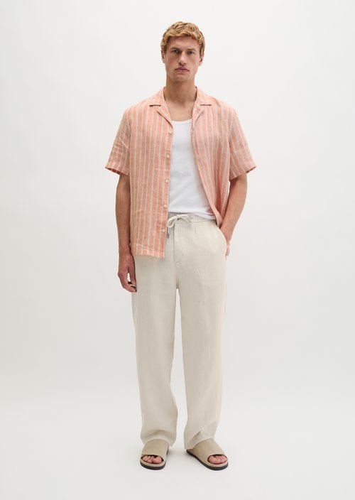 Regular short-sleeved shirt — Medium Orange